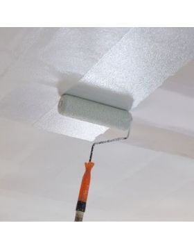 Hoe schilder ik mijn gestucte plafond?
