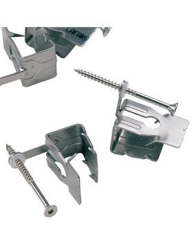Hoekkeperklem RVS - Koramic - 50 stuks