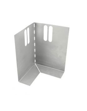 Hoekstuk tbv Metalen randkist 210X300mm Vloerhoogte: 210-250mm Sendzimir verzinkt - per stuk