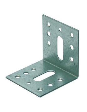 Hoek / Hoekanker / Versterkingshoek 60X60mm 57X2 115x2 Sendzimir Verzinkt - per stuk