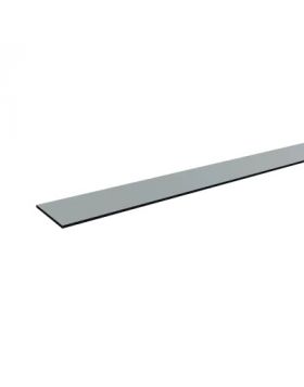 HPL strook 250x6mm - Zilvergrijs