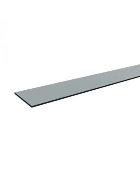 HPL strook 300x6mm - Zilvergrijs