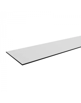 HPL strook 400x6mm - Wit