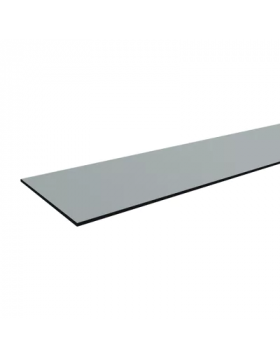 HPL strook 400x6mm - Zilvergrijs