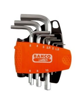 Bahco imbussleutelset 9-delig vernikkeld