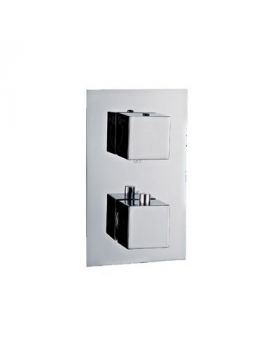 Inbouwdeel & Afbouwdeel Douche Vierkant (UITVERKOOP, OP = OP)
