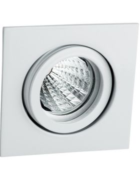 Inbouwspot van Deluna-VIERKANT-V4A kantelbaarwit