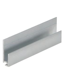 Inhaakstartprofiel aluminium 400cm (bestelnr. 2808)