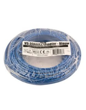 VD-draad 2.5 mm2 blauw - 20 meter