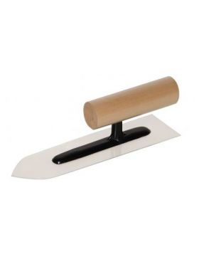 Japanse spaan SUPER PROF kunststof 210x60x1.0mm punt met houten greep
