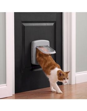 Kattenluik in deur plaatsen