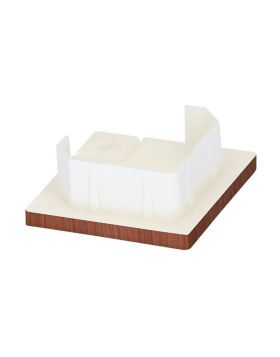 Keralit eindkap voor inwendig/uitwendig hoekprofiel 32x32mm Californian Redwood - Classic (bestelnr. 2829)