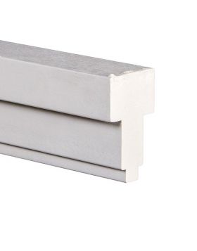 Hardhout kozijnprofiel b gegrond 66x110x2400mm (2.40 Meter) fsc 100% 