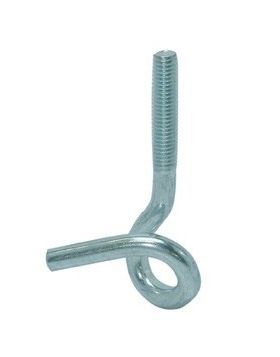 Krulhaak M10 120X20mm Diameter: 8.85 Verzinkt - per stuk