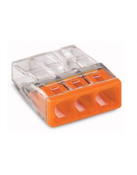 Wago Lasklem 3-voudig Mini 2 x 0.5 tot 2.5mm2
