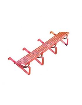 Looprooster dakpannen zwart 200cm