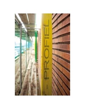Metselprofiel 3-laags Hout (66x76mm, 295cm lang)