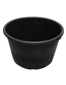 Metselkuip / Mortelkuip zwart 65 liter. diam. 45/59 cm H. 34 cm