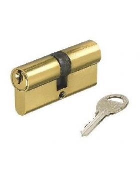 M-LOY messing dubbele europrofielcilinder verschillend sluitend - 27 - 27 mm