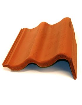 Monier Sneldek NOVO+ Gevelpan Rechts (125mm) - Hollands Rood