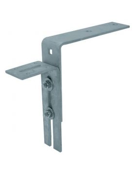 Kozijnstelbeugel / Kozijnstelhoek Type C 95X180mm 60X6 Verzinkt band - per stuk
