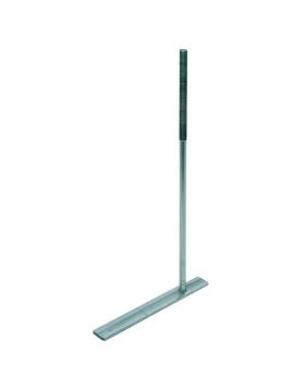 Muurplaatanker M12x1000mm met plaat 225mm Excentrisch Verzinkt draad - per stuk