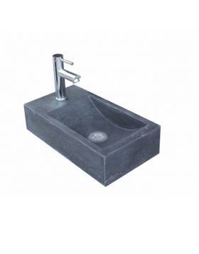 Natuursteen fontein Recto 40 x 22 cm links (UITVERKOOP, OP = OP)