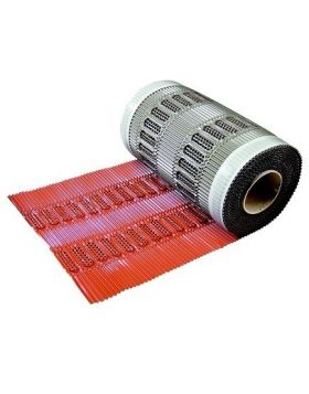 Ventilerende nok- en hoekkeperrol 34 cm breedte 5 meter per rol rood