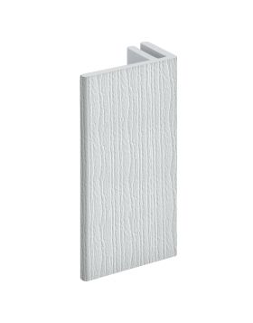 Eindprofiel 45mm Novicell voor basis aluminium eindprofiel Alaska wit 600 cm	