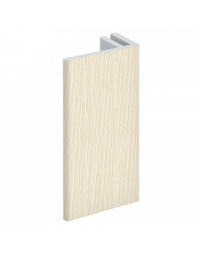 Eindprofiel 45mm Novicell voor basis aluminium eindprofiel Savanne crème 600 cm	