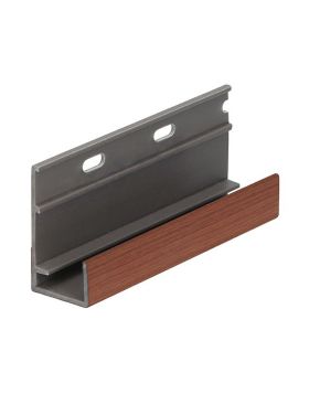 Omrandingsprofiel met ontwatering Keralit Californian Redwood - Classic (bestelnr. 2809)