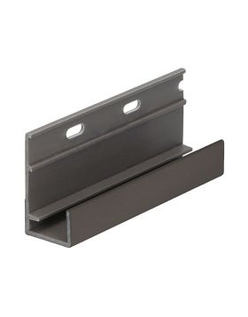Omrandingsprofiel met ontwatering Keralit Kwartsgrijs - Classic (bestelnr. 2809)