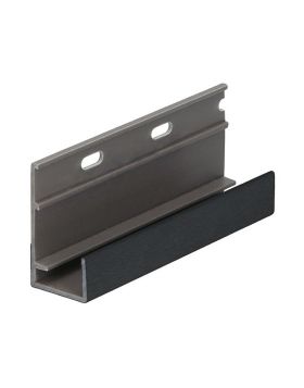 Omrandingsprofiel met ontwatering Keralit Zwart - Classic (bestelnr. 2809)