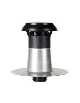 Ontluchting dubbelwandig incl pp kap 150-160 mm