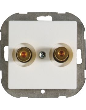 Opus 55 luidspreker aansluitdoos polarwit