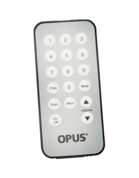 Opus IR- afstandsbediening voor inbouwradio