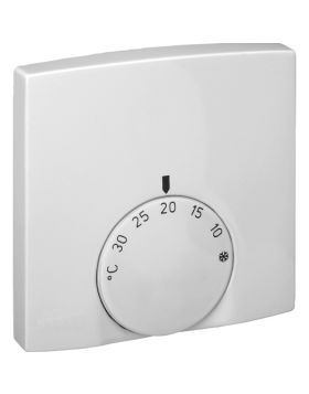 Opus opbouw-kamertemperatuurregelaar, verbreekcontact 2 (1) A helder wit