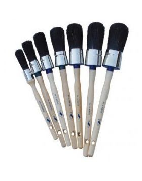 Patentkwast SUPER PROF ECO. zwart haar. houten steel. no. 10