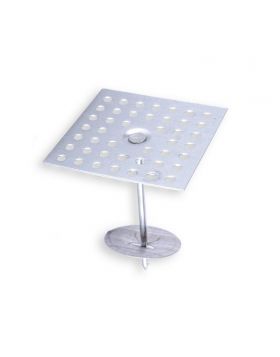 Plakpennen 140mm (x2.7mm) Plaat: 50x50mm