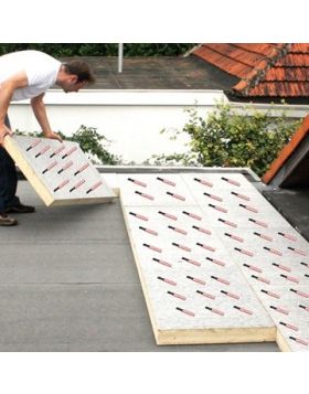 Plat dak isoleren - Buitenzijde