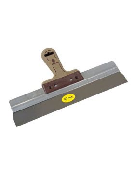 Gipsmes SUPER PROF PURE aluminium 280x0.7 mm RVS met LEDEREN-greep