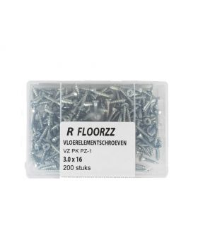 R Floorzz schroeven 3.0 x 16 (200 stuks)