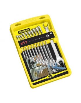 Stanley ringsteeksleutelset 11dlg