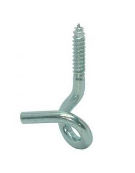 Krulhaak houtdraad 10 140X22mm Diameter: 10 Verzinkt - 2 Stuks