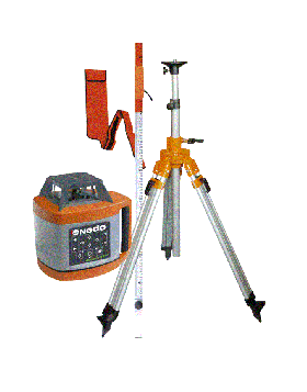 Nedo Sirius 1 HV rotatielaser met Acceptor Green met statief