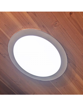 Solatube diameter 53cm Plafondplaat rond opbouw wit binnenzijde