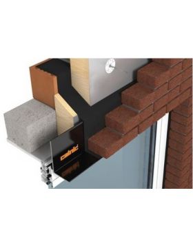Pragma Latei Staal Zwart Gecoat RAL9005 1050mm 91x80x3mm 120mu