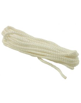 Steigertouw gevlochten pp wit. 8 mm 10 meter