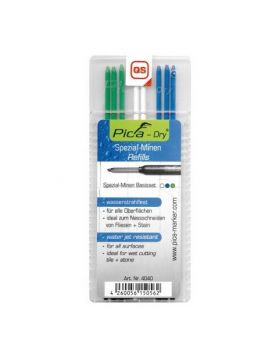 Pica Dry stiftenset waterstraalvast (3 groen. 2 wit. 3 blauw)