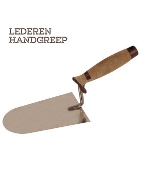 Super Prof Eco Pure RVS stukadoorstroffel rond